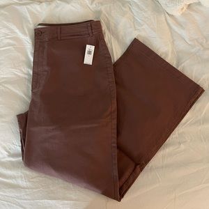 NWT Old navy wide leg cropped pant